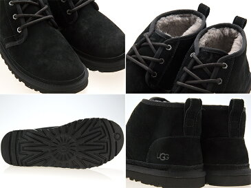 アグ UGG AUSTRALIA MENS NEUMEL SUEDE CHUKKA BOOTS メンズ ニューメル スエード チャッカ ムートン ブーツ BLACK ブラック 黒 #3236-blk