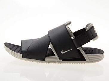 ナイキ NIKE AIR SOLARSOFT ZIGZAG STRAP SANDAL エア ソーラーソフト ジグザグ ストラップ サンダル メンズサイズ BLACK/PALE GRAY #579912-001