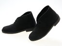 クラークス CLARKS ORIGINALS DESERT BOOTS ウィメンズ デザートブーツ レディース 女性用 黒 BLACK SUEDE ブラック スエード 26155524