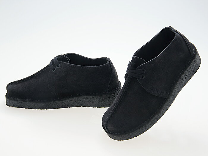 クラークス CLARKS ORIGINALS DESERT TREK ウィメンズ デザート トレック レディース 女性用 BLACK SUEDE ブラック スエード 黒 26165566