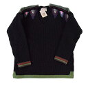 ARIGATO FAKKYU Wool Knit Sweater BLACK 【S】 アリガトファッキュ 松岡俊介 ブランド ニットセーター JG/AF035 【古着】 【ヴィンテージ】 【中古】 【メンズ店】