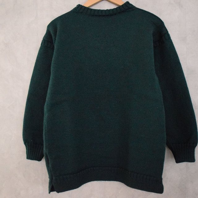 VINTAGE Guernsey Sweater Green KW[Z[^[ jbg E[ O[  yÒz yBe[Wz yÁz yYXz