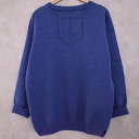 VINTAGE Guernsey Sweater Blue KW[Z[^[ jbg E[  yÒz yBe[Wz yÁz yYXz