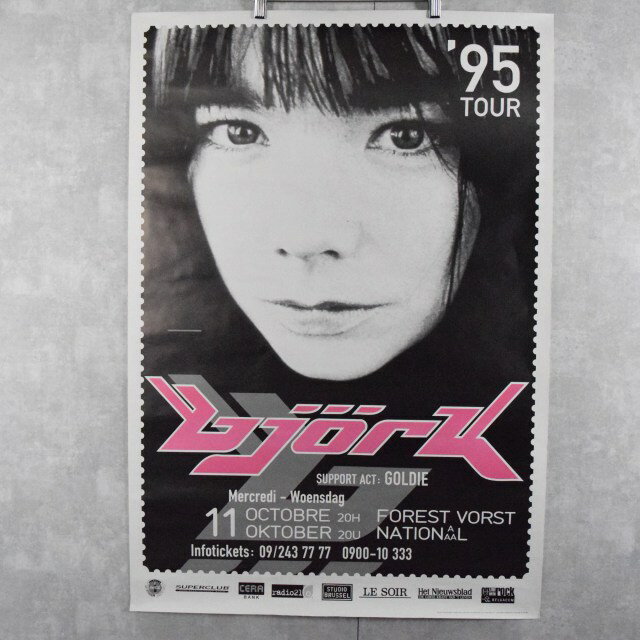 1995 Bjork tour Poster 90s 90N r[N A[eBXg ~[WV y ~[WbN |X^[ yÒz yBe[Wz yÁz yYXz