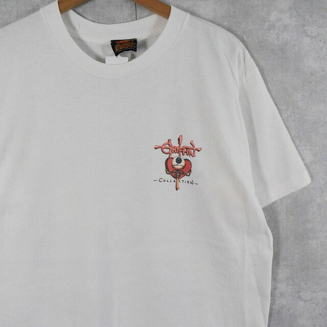 90's Rick Griffin USA製 アートプリントTシャツ L 90年代 90s リックグリフィン サーフアート アンダーグラウンド 白 ホワイト 半袖 【古着】 【ヴィンテージ】 【中古】 【メンズ店】