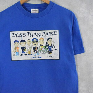 90's LESS THAN JAKE USA製 スカコアバンドTシャツ M 90s 90年代 レス・ザン・ジェイク バンT 音楽 ミュージック 【古着】 【ヴィンテージ】 【中古】 【メンズ店】