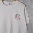 2010 039 s Peter Max NATIONAL Cherry Blossom FESTIVAL アートプリントTシャツ L 2010年代 2010s ピーターマックス 白 ホワイト Tシャツ アーティスト 絵 【古着】 【ヴィンテージ】 【中古】 【メンズ店】