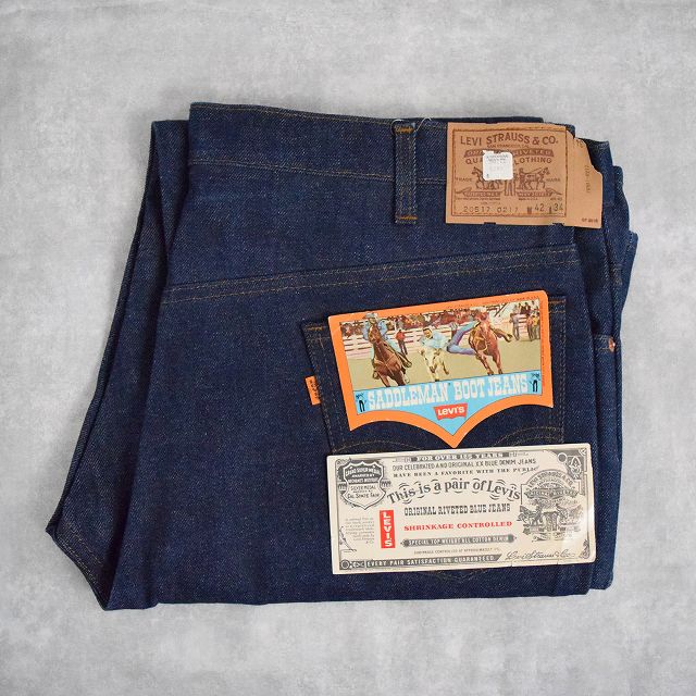 80's Levi's 646-0217 USA 󥸥 ٥ܥȥǥ˥ѥ եå㡼դDEADSTOCK W42 ե쥢 80ǯ 80s ꥫ ꡼Х ǥ ե쥢  ǥåɥȥå ڸ ڥơ š ڥŹ