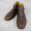 Hush Puppies レザーブーツ 26cm 革靴 茶色 ブラウン シューズ 靴【古着】 【ヴィンテージ】 【中古】 【メンズ店】(4)