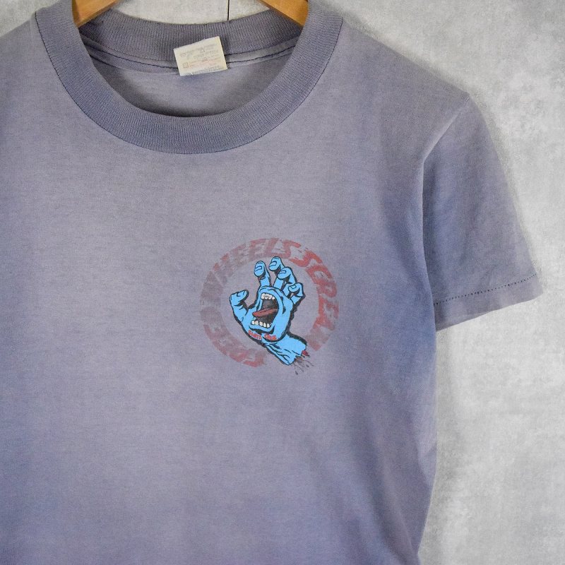 80's SANTA CRUZ USA製 "SCREAMING HAND" ロゴプリントTシャツ S 80年代 80s サンタクルーズ アメリカ製 スクリーミングハンド ストリートウェア 半袖 スケートボード 【古着】 【ヴィンテージ】 【中古】 【メンズ店】のサムネイル