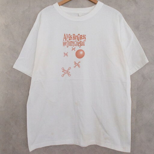 90's "Alias Records We Don't Give Jack" USA製 T-shirt XL 90年代 Tシャツ レコード 企業 アメリカ製 【古着】 【ヴィンテージ】 【中古】 【メンズ店】 90's "Alias Records We Don't Give Jack" USA製 T-shirt XL 90年代 Tシャツ レコード 企業 アメリカ製 【古着】 【ヴィンテージ】 【中古】 【メンズ店】