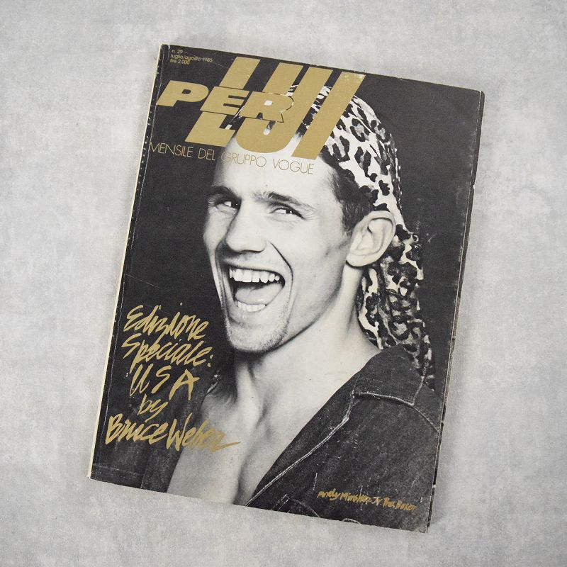 1985 PER LUI Edizione Speciale: USA by Bruce Weber Magazine 80s 80年代 雑誌 マガジン ブルースウェーバー 【古着】 【ヴィンテージ】 【中古】 【メンズ店】