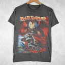 70～80 039 s IRON MAIDEN virtual xi ヘヴィメタルバンドTシャツ 70年代 70s 80年代 80s アイアンメイデン 音楽 ミュージック 黒 ブラック 【古着】 【ヴィンテージ】 【中古】 【メンズ店】