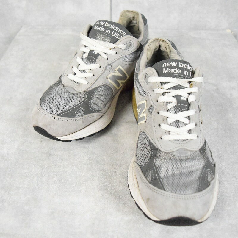 NEW BALANCE MR993GL USA製 スニーカー 26cm ニューバランス アメリカ製 グレー 靴 アウトドア ローカット【古着】 【ヴィンテージ】 【中古】 【メンズ店】