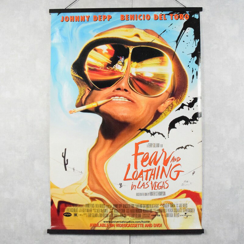 楽天ヴィンテージ 古着屋 通販 Feeet90's Fear and Loathing in Las Vegas Movie Poster 90s 90年代 1999 ラスベガスをやっつけろ ジョニーデップ 映画 ポスター【古着】 【ヴィンテージ】 【中古】 【メンズ店】