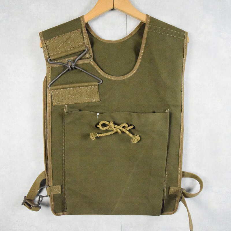 40 039 s WWII U.S.ARMY Ammunition Carrying Bag M2 40s 40年代 アメリカ軍 米軍 カーキ アンモベスト アミュニションバッグ ベスト【古着】 【ヴィンテージ】 【中古】 【メンズ店】