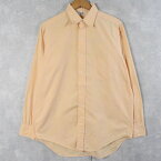 50～60's Tailorized コットンシャツ SIZE15 50年代 50s 60年代 60s オレンジ 橙 長袖【古着】 【ヴィンテージ】 【中古】 【メンズ店】