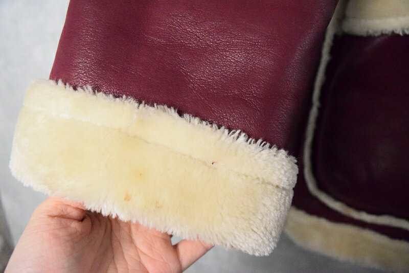 JORDAN CRAIG フェイクムートンコート L ジョーダンクレイグ ピンク ファー ジャケット【古着】 【ヴィンテージ】 【中古】 【メンズ店】