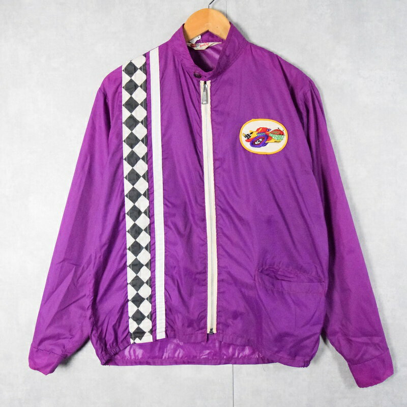 JH DESIGN レーシングジャケット紫パープルS ストリート