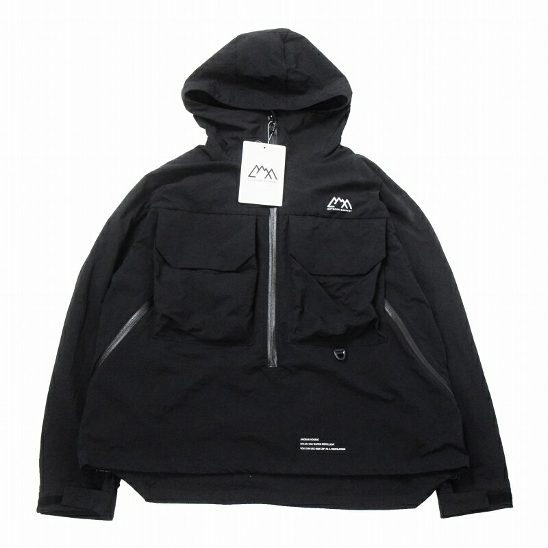 COMFY OUTDOOR GARMENT "ANORAK HOODIE" BLACK 【L】 CMY コンフィー コムフィ アウトドア ガーメンツ ..