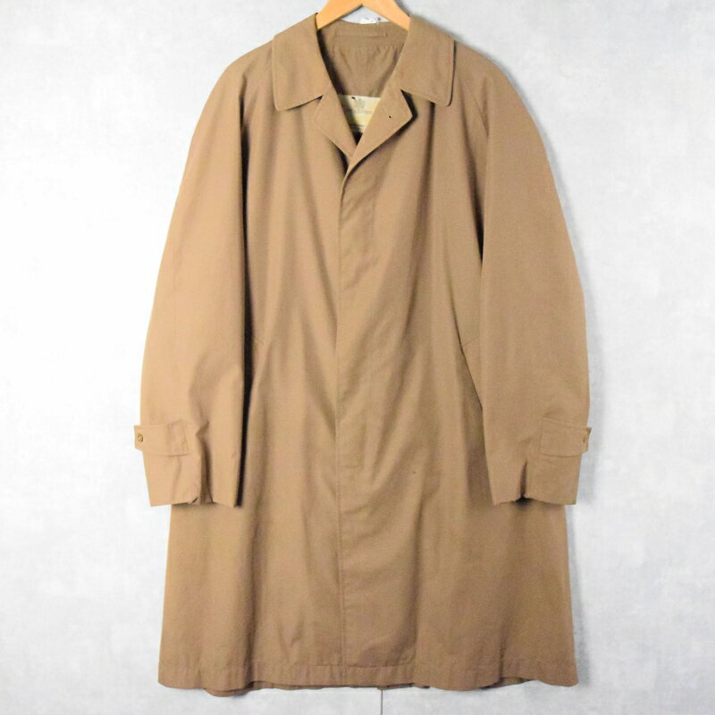 70〜80's Aquascutum ENGLAND製 ステンカラーコート 70年代 70s 80年代 80s アクアスキュータム イングランド製 茶色 ブラウン【古着】 【ヴィンテージ】 【中古】 【メンズ店】
