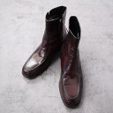 FLORSHEIM サイドジップレザーブーツ BURGUNDY 28.5cm フローシャイム 革靴 ブーツ【古着】 【ヴィンテージ】 【中古】 【メンズ店】(4)