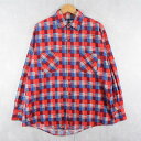 80's Highlander Flannel チェック柄 プリントネルシャツ L 80年代 80s フランネル 長袖シャツ 【古着】 【ヴィンテージ】 【中古】 【メンズ店】