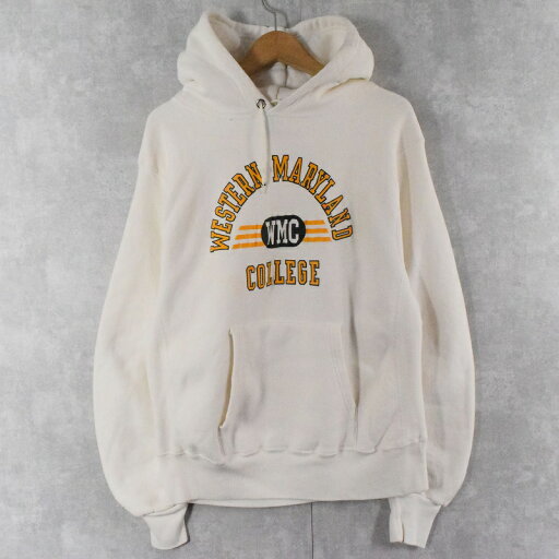 90's mvp USA製 REVERSE WEAVE TYPE "WESTERN MARYLAND COLLEGE" プリントスウェットフーディー M 90s 90年代 アメリカ製 パーカー 白 ホワイト リバースウィーブタイプ 【古着】 【ヴィンテージ】 【中古】 【メンズ店】 90's mvp USA製 REVERSE WEAVE TYPE "WESTERN MARYLAND COLLEGE" プリントスウェットフーディー M 90s 90年代 アメリカ製 パーカー 白 ホワイト リバースウィーブタイプ 【古着】 【ヴィンテージ】 【中古】 【メンズ店】