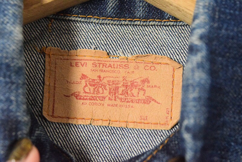 60's LEVI'S 70505 BIGE USA製 デニムジャケット 60年代 60s リーバイス アメリカ製 ジージャン ジーンズ インディゴ【古着】 【ヴィンテージ】 【中古】 【メンズ店】