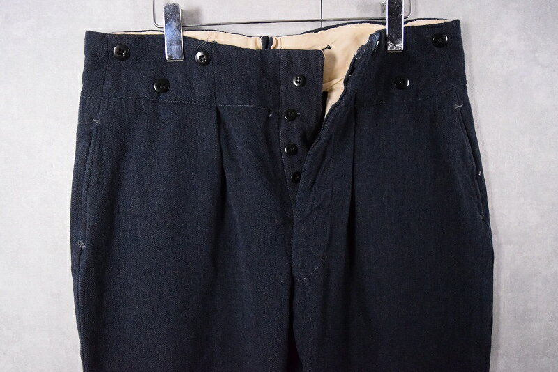 50's ROYAL CANADIAN AIR FORCE ウールトラウザーズ W36 50s 50年代 ロイヤルカナディアンエアフォース RCAF カナダ軍 ミリタリー ウールスラックス【古着】 【ヴィンテージ】 【中古】 【メンズ店】