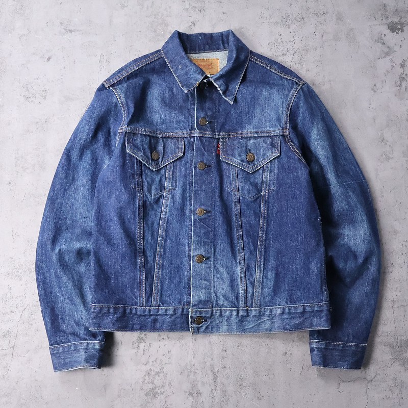 70's Levi's 70505 USA製 "ALL FIRED UP!" プリントデニムジャケット 70s 70年代 リーバイス デニムジャケット ジージャン バイカー キャラクター【古着】 【ヴィンテージ】 【中古】 【メンズ店】