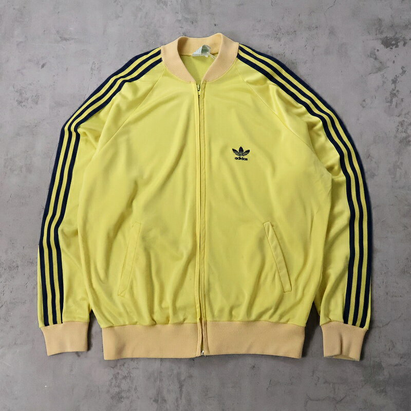 80's adidas ATP USA製 トラックジャケット L 80s 80年代 アディダス アメリカ製 ジャージ 黄色 イエロー 【古着】 【ヴィンテージ】 【中古】 【メンズ店】のサムネイル