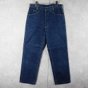 70's OSHKOSH USA製 裏ネル デニムパンツ W31 70s 70年代 オシュコシュ ジーパン ジーンズ ワーク チェック柄【古着】 【ヴィンテージ...