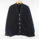 50's B&J ATHLETIC CO. ウールニットカーディガン 50年代 50s 青 ブルー【古着】 【ヴィンテージ】 【中古】 【メンズ店】
