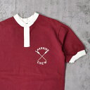 80~90's USA製 "LAKESIDE SREW" チョコチン プリントリンガーTシャツ M 90年代 90s 80年代 80s アメリカ製 えんじ ボルドー カレッジ 半袖【古着】 【ヴィンテージ】 【中古】 【メンズ店】