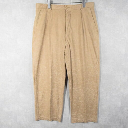 Possi フェイクスエード テーパードパンツ W36 ベージュ【古着】 【ヴィンテージ】 【中古】 【メンズ店】 Possi フェイクスエード テーパードパンツ W36 ベージュ【古着】 【ヴィンテージ】 【中古】 【メンズ店】