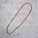 RORAN "White Heats × Antique Grass Beads 2WAY" ネックレス/ブレスレット ローラン アンティークジュエリー ビーズ ホワイトハーツ 赤 レッド アクセサリー 【古着】 【ヴィンテージ】 【中古】 【メンズ店】