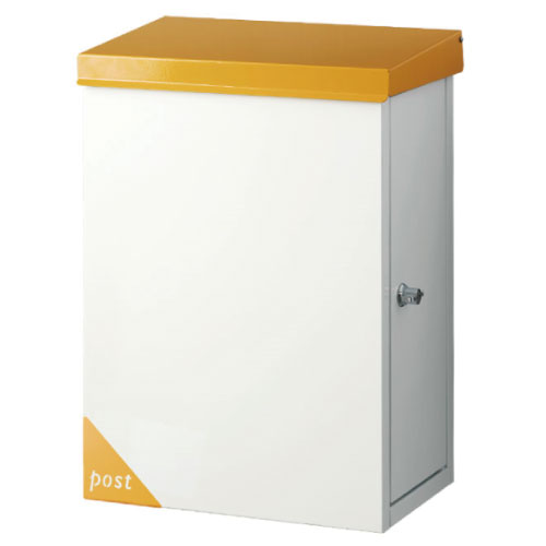 郵便ポスト・メリー（オレンジ・独立型/壁付け）[P-859]【あす楽対応不可】【全品送料無料】