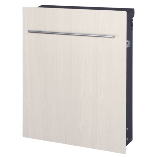 郵便ポスト・ノイエファイン ウッド（タモホワイト/壁掛け）[P-1070]【あす楽対応不可】【全品送料無料】