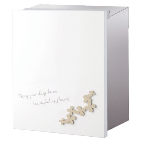 郵便ポスト・ブランシェットプラス フルール（ティー/埋め込み）[P-1126]【あす楽対応不可】【全品送料無料】