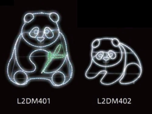 子パンダ L2DM402 LEDチューブライト イルミネーション 2Dモチーフ[L-996］【あす...