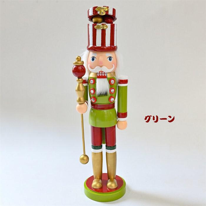 フィール08のくるみ割り人形 置物 38cm 手作り 木製 キャンディ兵士 2点セット 北欧雑貨 かわいい おしゃれ インテリア クリスマス ハロウィン 誕生日 新年プレゼント 贈り物 子供部屋 装飾 洋風 ja715c0c0x0｜アングル2