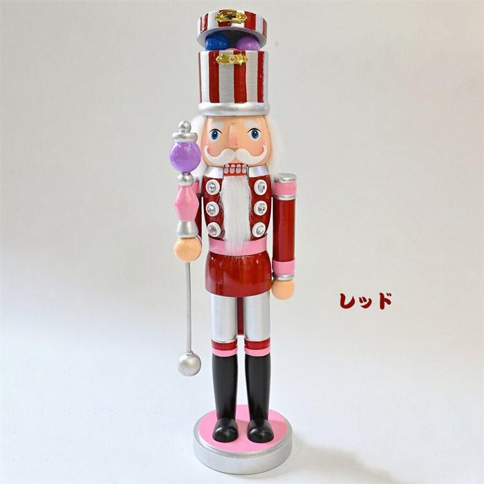 フィール08のくるみ割り人形 置物 38cm 手作り 木製 キャンディ兵士 2点セット 北欧雑貨 かわいい おしゃれ インテリア クリスマス ハロウィン 誕生日 新年プレゼント 贈り物 子供部屋 装飾 洋風 ja715c0c0x0｜アングル3