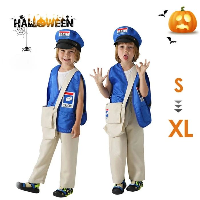 類似商品はこちら ＊.*꙳ハロウィン 子供 コスプレ 仮装 悪魔 デビル3,740円〜警察官 子供 ハロウィン仮装衣装 子供衣装 フ4,990円ライオン コスプレ衣装 ハロウィン コスチュー4,210円コスプレ ハロウィン コスチューム 狩人 衣装4,980円ハロウィン衣装 仮装 男性 子ども 女性 魔法5,570円ハロウィン衣装 仮装 巫女 魔女 帽子+ワンピ5,890円 セット内容&nbsp;✽.*꙳ 帽子/ベスト/バッグ「記載のないアクセサリー、小物等は付属しません」 大事なお知らせ&nbsp;.♔꙳&there4; #よくみて #コピーガード対策品 #TODOKANAI #サイズ違い #ABUNAI #やばい #コピー商品 ＃パクり ＃ニセモノ 素材&nbsp;✽.*꙳ ポリエステル カラー&nbsp;✽.*꙳ ブルー サイズ (cm)&nbsp;✽.*꙳ S【105-115cm】バスト76cm 着丈39cm M【115-125cm】バスト80cm 着丈42cm L【125-135cm】バスト84cm 着丈45cm XL【135-145cm】バスト88cm 着丈48cm ※表記寸法と実寸値の多少の誤差はご容赦ください よくある質問 Sunnyprize ✽.*꙳Q1. セット内容はどのようになっていますか？▸ 帽子・シャツ・パンツの3点セットとなっておりますので、届いてすぐに郵便配達員風の仮装をお楽しみいただけます。by SunnyprizeQ2. サイズ展開はどのようになっていますか？▸ S・M・L・XLの4サイズをご用意しており、お子さまの体格に合わせてお選びいただけます。by SunnyprizeQ3. どのようなシーンにおすすめですか？▸ ハロウィンの仮装はもちろん、学芸会やステージ衣装としてもおすすめです。かわいらしい印象を演出できます。by Sunnyprize 送料&nbsp;✽.*꙳ ★1点 880円(北海道・九州・沖縄・離島除く)商品を複数ご注文の場合の送料は、下記の表を参照してください。 ※SALE品など、他商品との同梱発送不可の商品と合わせてご購入の場合、送料の計算が異なりますのでご注意ください。 注意事項&nbsp;✽.*꙳ ●ページの閲覧環境によって、掲載写真と実際の商品の色合いが異なる場合があります。 ●モデルに小物を使う場合がございますが、商品に含まれませんので、セット内容をご確認ください。 ●製造過程・出荷過程の間に出来た細かなキズ・ヨゴレなどある場合がございます。細かい部分まで気になさる方は、ご購入をご遠慮ください。 ●商品の仕様は、製造元の都合により予告なく変更や突然の欠品等で商品手配の遅れや手配ができない場合がございます。 ●お届けした商品に不備がございましたら、お届け後5日以内にご連絡ください。早急に対応させていただきます。なお期日を過ぎた場合はお受け致しかねます。 ●土日祝祭日のご注文およびお問い合わせへの弊社からのご連絡は、翌営業日となります。 ●海外製品のため、詳細タグなし。 ●配送の関係上、ラッピング対応は受け付けておりません。 &nbsp;&nbsp;会社・学校・団体でご購入のお客様 発送の際、ご担当者様のお名前（フルネーム）が必要となります。 登録情報のお名前を、会社名や団体名のみでご登録されている場合、ご登録名をご担当者様のお名前にご変更していただくか、【備考欄】にフルネームでご記入願います。 【納品書や領収書につきまして】 当店では個人情報保護及び環境保全の為ペーパーレス化に取り組んでおりますので、お届けのお荷物に納品書（お買上明細書）は同封しておりません。ご了承くださいませ。 ご希望の場合、ご注文時【備考欄】にご記入願います。PDFファイルをメールにて添付いたします。 &nbsp;&nbsp;返品・交換・キャンセルについて サイズ間違い・イメージ違いなど、お客様都合によるキャンセルやご交換は原則として承っておりません。返品ルールに関しましては、リンク先ページをご覧の上、お気軽にお問い合わせください。 SIMILAR COLOR ブルー 青類似商品はこちら ＊.*꙳ハロウィン 子供 コスプレ 仮装 悪魔 デビル3,740円〜警察官 子供 ハロウィン仮装衣装 子供衣装 フ4,990円ライオン コスプレ衣装 ハロウィン コスチュー4,210円コスプレ ハロウィン コスチューム 狩人 衣装4,980円ハロウィン衣装 仮装 男性 子ども 女性 魔法5,570円ハロウィン衣装 仮装 巫女 魔女 帽子+ワンピ5,890円 セット内容&nbsp;✽.*꙳ 帽子/ベスト/バッグ「記載のないアクセサリー、小物等は付属しません」 大事なお知らせ&nbsp;.♔꙳&there4; #よくみて #コピーガード対策品 #TODOKANAI #サイズ違い #ABUNAI #やばい #コピー商品 ＃パクり ＃ニセモノ 素材&nbsp;✽.*꙳ ポリエステル カラー&nbsp;✽.*꙳ ブルー サイズ (cm)&nbsp;✽.*꙳ S【105-115cm】バスト76cm 着丈39cm M【115-125cm】バスト80cm 着丈42cm L【125-135cm】バスト84cm 着丈45cm XL【135-145cm】バスト88cm 着丈48cm ※表記寸法と実寸値の多少の誤差はご容赦ください よくある質問 Sunnyprize ✽.*꙳Q1. セット内容はどのようになっていますか？▸ 帽子・シャツ・パンツの3点セットとなっておりますので、届いてすぐに郵便配達員風の仮装をお楽しみいただけます。by SunnyprizeQ2. サイズ展開はどのようになっていますか？▸ S・M・L・XLの4サイズをご用意しており、お子さまの体格に合わせてお選びいただけます。by SunnyprizeQ3. どのようなシーンにおすすめですか？▸ ハロウィンの仮装はもちろん、学芸会やステージ衣装としてもおすすめです。かわいらしい印象を演出できます。by Sunnyprize 送料&nbsp;✽.*꙳ ★1点 880円(北海道・九州・沖縄・離島除く)商品を複数ご注文の場合の送料は、下記の表を参照してください。 ※SALE品など、他商品との同梱発送不可の商品と合わせてご購入の場合、送料の計算が異なりますのでご注意ください。 注意事項&nbsp;✽.*꙳ ●ページの閲覧環境によって、掲載写真と実際の商品の色合いが異なる場合があります。 ●モデルに小物を使う場合がございますが、商品に含まれませんので、セット内容をご確認ください。 ●製造過程・出荷過程の間に出来た細かなキズ・ヨゴレなどある場合がございます。細かい部分まで気になさる方は、ご購入をご遠慮ください。 ●商品の仕様は、製造元の都合により予告なく変更や突然の欠品等で商品手配の遅れや手配ができない場合がございます。 ●お届けした商品に不備がございましたら、お届け後5日以内にご連絡ください。早急に対応させていただきます。なお期日を過ぎた場合はお受け致しかねます。 ●土日祝祭日のご注文およびお問い合わせへの弊社からのご連絡は、翌営業日となります。 ●海外製品のため、詳細タグなし。 ●配送の関係上、ラッピング対応は受け付けておりません。 &nbsp;&nbsp;会社・学校・団体でご購入のお客様 発送の際、ご担当者様のお名前（フルネーム）が必要となります。 登録情報のお名前を、会社名や団体名のみでご登録されている場合、ご登録名をご担当者様のお名前にご変更していただくか、【備考欄】にフルネームでご記入願います。 【納品書や領収書につきまして】 当店では個人情報保護及び環境保全の為ペーパーレス化に取り組んでおりますので、お届けのお荷物に納品書（お買上明細書）は同封しておりません。ご了承くださいませ。 ご希望の場合、ご注文時【備考欄】にご記入願います。PDFファイルをメールにて添付いたします。 &nbsp;&nbsp;返品・交換・キャンセルについて サイズ間違い・イメージ違いなど、お客様都合によるキャンセルやご交換は原則として承っておりません。返品ルールに関しましては、リンク先ページをご覧の上、お気軽にお問い合わせください。 SIMILAR COLOR ブルー 青