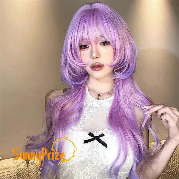 類似商品はこちら ＊.*꙳ウィッグ ロング ウェーブ グラデーション ネ4,350円ウィッグ ロング ウェーブ ピンク グラデーシ3,990円ウィッグ ロング ウェーブ グラデーション ネ4,990円フルウィッグ ミディアム セミロング ウェーブ3,990円フルウィッグ ボブ ショート 裾カラー ワンカ2,390円ウィッグ フルウィッグ ボブ ウルフカット レ3,990円 セット内容&nbsp;✽.*꙳ フルウイッグ/ヘアネット【※こちらの商品は、個人差等ございますので、商品ご到着後、お客様ご自身より手くしやカット等多少の調節が必要な場合もございます。】「記載のないアクセサリー、小物等は付属しません」 素材&nbsp;✽.*꙳ 耐熱ファイバー カラー&nbsp;✽.*꙳ パープル サイズ (cm)&nbsp;✽.*꙳ フリーサイズ※表記寸法と実寸値の多少の誤差はご容赦ください。 よくある質問&nbsp;Sunnyprize✽.*꙳ Q1. ウルフカットは個性的ですが、普段のファッションにも合わせやすいでしょうか？▸ はい、ゆるやかな波ウェーブとニュアンスのあるカラーのため、個性を出しつつもフェミニンな印象で幅広いコーディネートに合わせやすいデザインです。by SunnyprizeQ2. シースルーバングは顔立ちが強調されないか少し不安です。▸ 透け感のある前髪とレイヤー構成により、顔まわりを自然にカバーし、小顔見えを演出しやすい仕様となっております。by SunnyprizeQ3. イベント用だけでなく、日常使いもできますか？▸ はい、コスプレやイベントはもちろん、ハイトーンカラーを楽しみたい普段使いとしてもお選びいただけます。by Sunnyprize模倣品・コピー商品を扱うお店が増えています。ご注文のショップ名と、画像や商品説明にあるショップ名が同一かご確認の上ご注文ください。 送料&nbsp;✽.*꙳ ★1点 880円(北海道・九州・沖縄・離島除く)商品を複数ご注文の場合の送料は、下記の表を参照してください。 ※SALE品など、他商品との同梱発送不可の商品と合わせてご購入の場合、送料の計算が異なりますのでご注意ください。 注意事項&nbsp;✽.*꙳ ●ページの閲覧環境によって、掲載写真と実際の商品の色合いが異なる場合があります。 ●モデルに小物を使う場合がございますが、商品に含まれませんので、セット内容をご確認ください。 ●製造過程・出荷過程の間に出来た細かなキズ・ヨゴレなどある場合がございます。細かい部分まで気になさる方は、ご購入をご遠慮ください。 ●商品の仕様は、製造元の都合により予告なく変更や突然の欠品等で商品手配の遅れや手配ができない場合がございます。 ●お届けした商品に不備がございましたら、お届け後5日以内にご連絡ください。早急に対応させていただきます。なお期日を過ぎた場合はお受け致しかねます。 ●土日祝祭日のご注文およびお問い合わせへの弊社からのご連絡は、翌営業日となります。 ●海外製品のため、詳細タグなし。 ●配送の関係上、ラッピング対応は受け付けておりません。 &nbsp;&nbsp;会社・学校・団体でご購入のお客様 発送の際、ご担当者様のお名前（フルネーム）が必要となります。 登録情報のお名前を、会社名や団体名のみでご登録されている場合、ご登録名をご担当者様のお名前にご変更していただくか、【備考欄】にフルネームでご記入願います。 【納品書や領収書につきまして】 当店では個人情報保護及び環境保全の為ペーパーレス化に取り組んでおりますので、お届けのお荷物に納品書（お買上明細書）は同封しておりません。ご了承くださいませ。 ご希望の場合、ご注文時【備考欄】にご記入願います。PDFファイルをメールにて添付いたします。 &nbsp;&nbsp;返品・交換・キャンセルについて サイズ間違い・イメージ違いなど、お客様都合によるキャンセルやご交換は原則として承っておりません。返品ルールに関しましては、リンク先ページをご覧の上、お気軽にお問い合わせください。 SIMILAR COLOR パープル 紫類似商品はこちら ＊.*꙳ウィッグ ロング ウェーブ グラデーション ネ4,350円ウィッグ ロング ウェーブ ピンク グラデーシ3,990円ウィッグ ロング ウェーブ グラデーション ネ4,990円フルウィッグ ミディアム セミロング ウェーブ3,990円フルウィッグ ボブ ショート 裾カラー ワンカ2,390円ウィッグ フルウィッグ ボブ ウルフカット レ3,990円 セット内容&nbsp;✽.*꙳ フルウイッグ/ヘアネット【※こちらの商品は、個人差等ございますので、商品ご到着後、お客様ご自身より手くしやカット等多少の調節が必要な場合もございます。】「記載のないアクセサリー、小物等は付属しません」 素材&nbsp;✽.*꙳ 耐熱ファイバー カラー&nbsp;✽.*꙳ パープル サイズ (cm)&nbsp;✽.*꙳ フリーサイズ※表記寸法と実寸値の多少の誤差はご容赦ください。 よくある質問&nbsp;Sunnyprize✽.*꙳ Q1. ウルフカットは個性的ですが、普段のファッションにも合わせやすいでしょうか？▸ はい、ゆるやかな波ウェーブとニュアンスのあるカラーのため、個性を出しつつもフェミニンな印象で幅広いコーディネートに合わせやすいデザインです。by SunnyprizeQ2. シースルーバングは顔立ちが強調されないか少し不安です。▸ 透け感のある前髪とレイヤー構成により、顔まわりを自然にカバーし、小顔見えを演出しやすい仕様となっております。by SunnyprizeQ3. イベント用だけでなく、日常使いもできますか？▸ はい、コスプレやイベントはもちろん、ハイトーンカラーを楽しみたい普段使いとしてもお選びいただけます。by Sunnyprize模倣品・コピー商品を扱うお店が増えています。ご注文のショップ名と、画像や商品説明にあるショップ名が同一かご確認の上ご注文ください。 送料&nbsp;✽.*꙳ ★1点 880円(北海道・九州・沖縄・離島除く)商品を複数ご注文の場合の送料は、下記の表を参照してください。 ※SALE品など、他商品との同梱発送不可の商品と合わせてご購入の場合、送料の計算が異なりますのでご注意ください。 注意事項&nbsp;✽.*꙳ ●ページの閲覧環境によって、掲載写真と実際の商品の色合いが異なる場合があります。 ●モデルに小物を使う場合がございますが、商品に含まれませんので、セット内容をご確認ください。 ●製造過程・出荷過程の間に出来た細かなキズ・ヨゴレなどある場合がございます。細かい部分まで気になさる方は、ご購入をご遠慮ください。 ●商品の仕様は、製造元の都合により予告なく変更や突然の欠品等で商品手配の遅れや手配ができない場合がございます。 ●お届けした商品に不備がございましたら、お届け後5日以内にご連絡ください。早急に対応させていただきます。なお期日を過ぎた場合はお受け致しかねます。 ●土日祝祭日のご注文およびお問い合わせへの弊社からのご連絡は、翌営業日となります。 ●海外製品のため、詳細タグなし。 ●配送の関係上、ラッピング対応は受け付けておりません。 &nbsp;&nbsp;会社・学校・団体でご購入のお客様 発送の際、ご担当者様のお名前（フルネーム）が必要となります。 登録情報のお名前を、会社名や団体名のみでご登録されている場合、ご登録名をご担当者様のお名前にご変更していただくか、【備考欄】にフルネームでご記入願います。 【納品書や領収書につきまして】 当店では個人情報保護及び環境保全の為ペーパーレス化に取り組んでおりますので、お届けのお荷物に納品書（お買上明細書）は同封しておりません。ご了承くださいませ。 ご希望の場合、ご注文時【備考欄】にご記入願います。PDFファイルをメールにて添付いたします。 &nbsp;&nbsp;返品・交換・キャンセルについて サイズ間違い・イメージ違いなど、お客様都合によるキャンセルやご交換は原則として承っておりません。返品ルールに関しましては、リンク先ページをご覧の上、お気軽にお問い合わせください。 SIMILAR COLOR パープル 紫