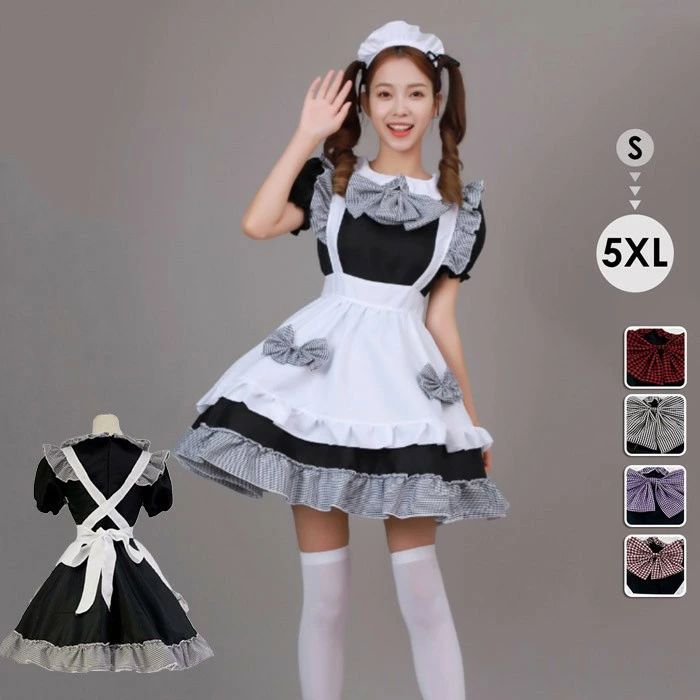 類似商品はこちら ＊.*꙳ハロウィン 衣装 メイド服 コスプレ レディー3,980円ハロウィン 衣装 メイド服 コスプレ レディー3,980円メイド服 可愛い コスプレ衣装 メイド カチュ6,280円ハロウィン 衣装 コスプレ メイド服 レディー3,980円メイド服 コスプレ 衣装 大人用 レディース 4,760円メイド服 可愛い コスプレ衣装 メイド カチュ6,680円 セット内容&nbsp;✽.*꙳ ワンピース/エプロン/頭飾り/リボン*3「記載のないアクセサリー、小物等は付属しません」 素材&nbsp;✽.*꙳ ポリエステルなど カラー&nbsp;✽.*꙳ ブラック/ワインレッド/レッド/パープル サイズ (cm)&nbsp;✽.*꙳ S/着丈76 バスト82 ウエスト68 肩幅35M/着丈78 バスト88 ウエスト70 肩幅37L/着丈79 バスト94 ウエスト78 肩幅39XL/着丈80 バスト98 ウエスト84 肩幅412XL/着丈82 バスト104 ウエスト90 肩幅443XL/着丈82 バスト108 ウエスト100 肩幅464XL/着丈84 バスト114 ウエスト104 肩幅475XL/着丈84 バスト120 ウエスト108 肩幅48 ※表記寸法と実寸値の多少の誤差はご容赦ください よくある質問 Happysunny&nbsp;✽.*꙳ Q1. この衣装はどのようなシーンにおすすめですか？▸ はい、ハロウィンや新年会、学園祭やパーティーなど、幅広いイベントでご活用いただけます。by HappysunnyQ2. デザインの特徴を教えていただけますか？▸ はい、メイドや魔女、女王風など多様な雰囲気を演出できるワンピース型のコスチュームで、可愛さとセクシーさを兼ね備えています。by HappysunnyQ3. 初心者でも着用は簡単でしょうか？▸ はい、ワンピースタイプのため着脱が簡単で、コスプレ初心者の方でも安心してご利用いただけます。by Happysunny 送料&nbsp;✽.*꙳ ★1点 880円(北海道・九州・沖縄・離島除く)商品を複数ご注文の場合の送料は、下記の表を参照してください。 ※SALE品など、他商品との同梱発送不可の商品と合わせてご購入の場合、送料の計算が異なりますのでご注意ください。 注意事項&nbsp;✽.*꙳ ●ページの閲覧環境によって、掲載写真と実際の商品の色合いが異なる場合があります。 ●モデルに小物を使う場合がございますが、商品に含まれませんので、セット内容をご確認ください。●製造過程・出荷過程の間に出来た細かなキズ・ヨゴレなどある場合がございます。細かい部分まで気になさる方は、ご購入をご遠慮ください。 ●商品の仕様は、製造元の都合により予告なく変更や突然の欠品等で商品手配の遅れや手配ができない場合がございます。 ●お届けした商品に不備がございましたら、お届け後5日以内にご連絡ください。早急に対応させていただきます。なお期日を過ぎた場合はお受け致しかねます。 ●土日祝祭日のご注文およびお問い合わせへの弊社からのご連絡は、翌営業日となります。 ●海外製品のため、詳細タグなし。 ●配送の関係上、ラッピング対応は受け付けておりません。 &nbsp;&nbsp;会社・学校・団体でご購入のお客様 発送の際、ご担当者様のお名前（フルネーム）が必要となります。 登録情報のお名前を、会社名や団体名のみでご登録されている場合、ご登録名をご担当者様のお名前にご変更していただくか、【備考欄】にフルネームでご記入願います。 【納品書や領収書につきまして】 当店では個人情報保護及び環境保全の為ペーパーレス化に取り組んでおりますので、お届けのお荷物に納品書（お買上明細書）は同封しておりません。ご了承くださいませ。 ご希望の場合、ご注文時【備考欄】にご記入願います。PDFファイルをメールにて添付いたします。 &nbsp;&nbsp;返品・交換・キャンセルについて サイズ間違い・イメージ違いなど、お客様都合によるキャンセルやご交換は原則として承っておりません。返品ルールに関しましては、リンク先ページをご覧の上、お気軽にお問い合わせください。 SIMILAR COLOR ブラック 黒 ワインレッド 赤 レッド 赤 パープル 紫類似商品はこちら ＊.*꙳ハロウィン 衣装 メイド服 コスプレ レディー3,980円ハロウィン 衣装 メイド服 コスプレ レディー3,980円メイド服 可愛い コスプレ衣装 メイド カチュ6,280円ハロウィン 衣装 コスプレ メイド服 レディー3,980円メイド服 コスプレ 衣装 大人用 レディース 4,760円メイド服 可愛い コスプレ衣装 メイド カチュ6,680円 セット内容&nbsp;✽.*꙳ ワンピース/エプロン/頭飾り/リボン*3「記載のないアクセサリー、小物等は付属しません」 素材&nbsp;✽.*꙳ ポリエステルなど カラー&nbsp;✽.*꙳ ブラック/ワインレッド/レッド/パープル サイズ (cm)&nbsp;✽.*꙳ S/着丈76 バスト82 ウエスト68 肩幅35M/着丈78 バスト88 ウエスト70 肩幅37L/着丈79 バスト94 ウエスト78 肩幅39XL/着丈80 バスト98 ウエスト84 肩幅412XL/着丈82 バスト104 ウエスト90 肩幅443XL/着丈82 バスト108 ウエスト100 肩幅464XL/着丈84 バスト114 ウエスト104 肩幅475XL/着丈84 バスト120 ウエスト108 肩幅48 ※表記寸法と実寸値の多少の誤差はご容赦ください よくある質問 Happysunny&nbsp;✽.*꙳ Q1. この衣装はどのようなシーンにおすすめですか？▸ はい、ハロウィンや新年会、学園祭やパーティーなど、幅広いイベントでご活用いただけます。by HappysunnyQ2. デザインの特徴を教えていただけますか？▸ はい、メイドや魔女、女王風など多様な雰囲気を演出できるワンピース型のコスチュームで、可愛さとセクシーさを兼ね備えています。by HappysunnyQ3. 初心者でも着用は簡単でしょうか？▸ はい、ワンピースタイプのため着脱が簡単で、コスプレ初心者の方でも安心してご利用いただけます。by Happysunny 送料&nbsp;✽.*꙳ ★1点 880円(北海道・九州・沖縄・離島除く)商品を複数ご注文の場合の送料は、下記の表を参照してください。 ※SALE品など、他商品との同梱発送不可の商品と合わせてご購入の場合、送料の計算が異なりますのでご注意ください。 注意事項&nbsp;✽.*꙳ ●ページの閲覧環境によって、掲載写真と実際の商品の色合いが異なる場合があります。 ●モデルに小物を使う場合がございますが、商品に含まれませんので、セット内容をご確認ください。●製造過程・出荷過程の間に出来た細かなキズ・ヨゴレなどある場合がございます。細かい部分まで気になさる方は、ご購入をご遠慮ください。 ●商品の仕様は、製造元の都合により予告なく変更や突然の欠品等で商品手配の遅れや手配ができない場合がございます。 ●お届けした商品に不備がございましたら、お届け後5日以内にご連絡ください。早急に対応させていただきます。なお期日を過ぎた場合はお受け致しかねます。 ●土日祝祭日のご注文およびお問い合わせへの弊社からのご連絡は、翌営業日となります。 ●海外製品のため、詳細タグなし。 ●配送の関係上、ラッピング対応は受け付けておりません。 &nbsp;&nbsp;会社・学校・団体でご購入のお客様 発送の際、ご担当者様のお名前（フルネーム）が必要となります。 登録情報のお名前を、会社名や団体名のみでご登録されている場合、ご登録名をご担当者様のお名前にご変更していただくか、【備考欄】にフルネームでご記入願います。 【納品書や領収書につきまして】 当店では個人情報保護及び環境保全の為ペーパーレス化に取り組んでおりますので、お届けのお荷物に納品書（お買上明細書）は同封しておりません。ご了承くださいませ。 ご希望の場合、ご注文時【備考欄】にご記入願います。PDFファイルをメールにて添付いたします。 &nbsp;&nbsp;返品・交換・キャンセルについて サイズ間違い・イメージ違いなど、お客様都合によるキャンセルやご交換は原則として承っておりません。返品ルールに関しましては、リンク先ページをご覧の上、お気軽にお問い合わせください。 SIMILAR COLOR ブラック 黒 ワインレッド 赤 レッド 赤 パープル 紫