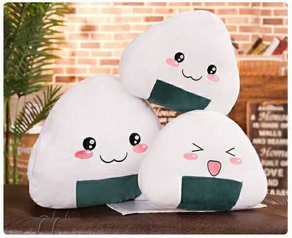 おにぎり抱き枕 ぬいぐるみ 抱きまくら お握り かわいい 癒しグッズ リラックス ね...