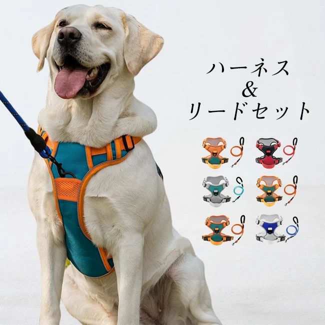 メーカー希望小売価格はメーカーカタログに基づいて掲載しています商品詳細●ハーネスは通気性に優れたメッシュ素材なので、散歩とお出かけが快適。●夜間の安全のために、反射テープが付いている。●首元ゆったり、体全体で支えるから無理な負担がかからずに心地良い装着感。★おすすめポイント★【1】スポット被せて、マジックテープとベルトでしっかり固定、装着簡単＆脱走を防ぐ。【2】ベルトが簡単に調節できて、様々な大きさのワンちゃんに適応可能。【3】配色がおしゃれで、バリエーション豊富。カラー：01 02 03 04 05 06素材 ナイロン メッシュサイズ明細:S 【cm】胴周り37-60 適用体重4-11kgM 【cm】胴周り50-70 適用体重9-19kgL 【cm】胴周り65-83 適用体重17-32kgXL【cm】胴周り70-95 適用体重30-45kg生産国：中国【送料無料】犬用 ハーネス 中型犬 大型犬 犬具 胴輪 リードセット セット 小型 大型 中型 胴輪 首輪 反射テープ付き 装着簡単 ベルト調節可 通気性 抜けにくい 脱げない 散歩 お出かけ カラバリ豊富 抜けにくく、安心。メーカー希望小売価格はメーカーカタログに基づいて掲載しています商品詳細●ハーネスは通気性に優れたメッシュ素材なので、散歩とお出かけが快適。●夜間の安全のために、反射テープが付いている。●首元ゆったり、体全体で支えるから無理な負担がかからずに心地良い装着感。★おすすめポイント★【1】スポット被せて、マジックテープとベルトでしっかり固定、装着簡単＆脱走を防ぐ。【2】ベルトが簡単に調節できて、様々な大きさのワンちゃんに適応可能。【3】配色がおしゃれで、バリエーション豊富。カラー：01 02 03 04 05 06素材 ナイロン メッシュサイズ明細:S 【cm】胴周り37-60 適用体重4-11kgM 【cm】胴周り50-70 適用体重9-19kgL 【cm】胴周り65-83 適用体重17-32kgXL【cm】胴周り70-95 適用体重30-45kg生産国：中国【送料無料】犬用 ハーネス 中型犬 大型犬 犬具 胴輪 リードセット セット 小型 大型 中型 胴輪 首輪 反射テープ付き 装着簡単 ベルト調節可 通気性 抜けにくい 脱げない 散歩 お出かけ カラバリ豊富 抜けにくく、安心。