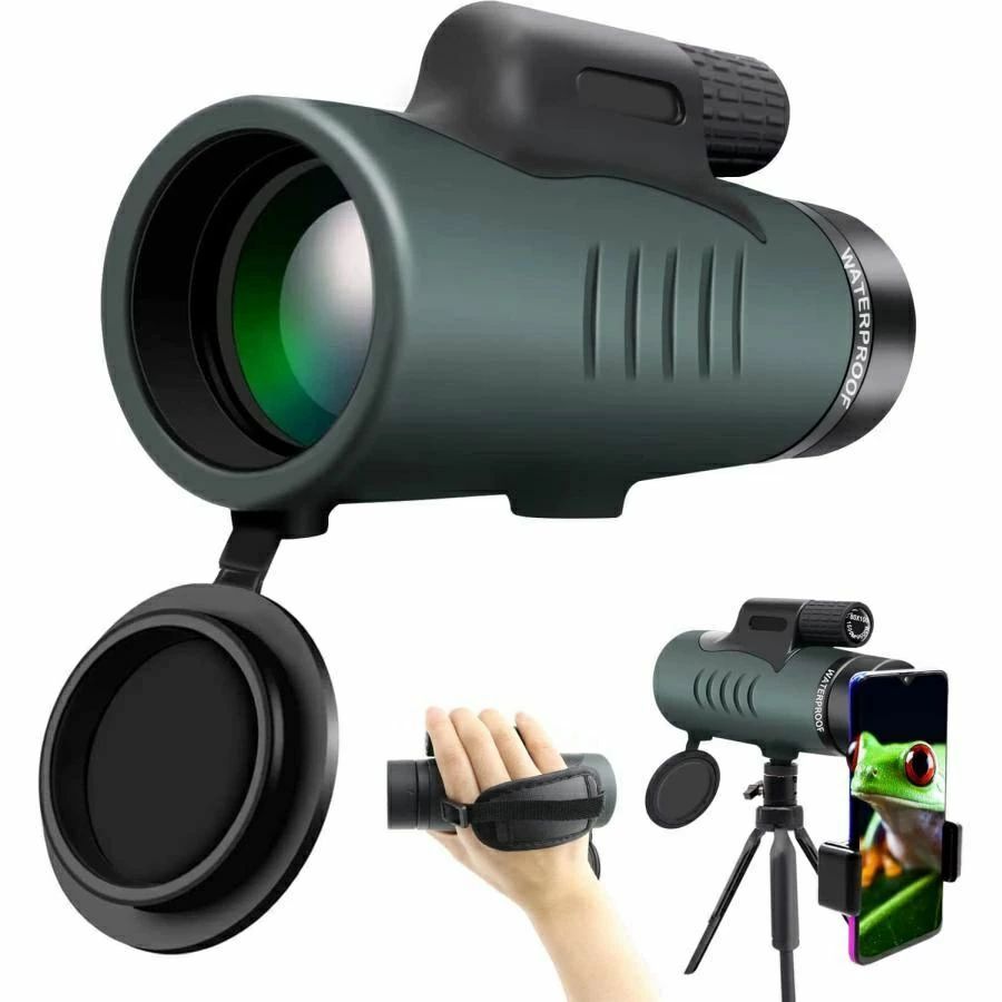 単眼鏡スマホ撮影 40*60高倍率スーパーズーム暗視 昼夜兼用スタースコープ 広角レ...