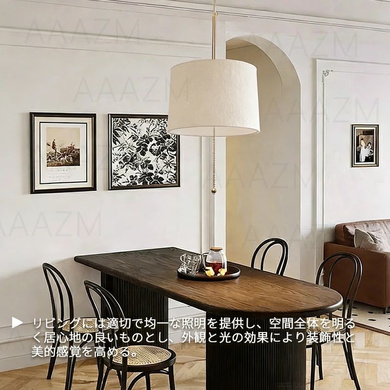 シンプル ペンダントライト インテリア照明 3灯 天井照明器具 AAAZM 電球 円筒形 ...